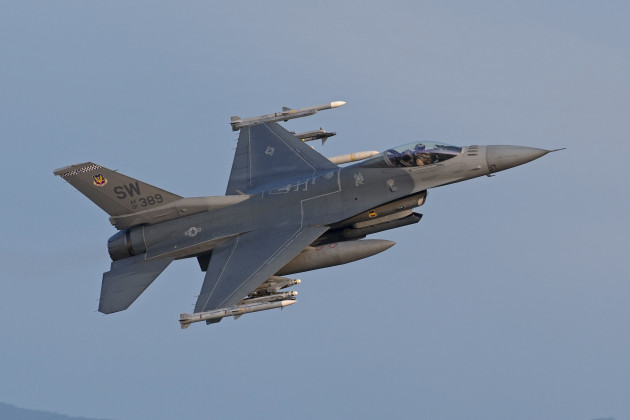 A Block 50 F-16CJ gets airborne for a mission during Operation Unified Protector. Photo courtesy of "Maverick"