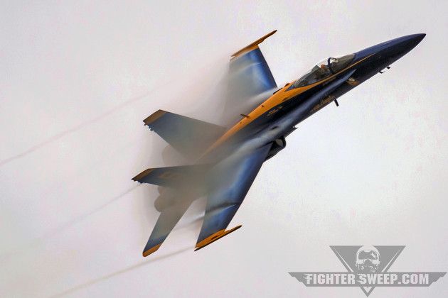 "Baxter" cranks hard across the show line at Joint Base Elmendorf-Richardson, Alaska to reposition for the next maneuver. (Photo by Scott Wolff)