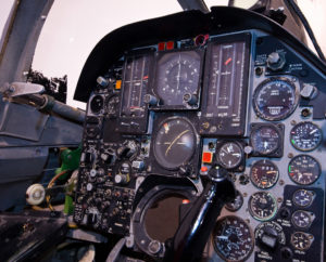 The F-105 Instrument panel and the T concept. (Credit: divemasterking2000)