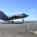 Watch: F-35C Touch and Go on USS George Washington