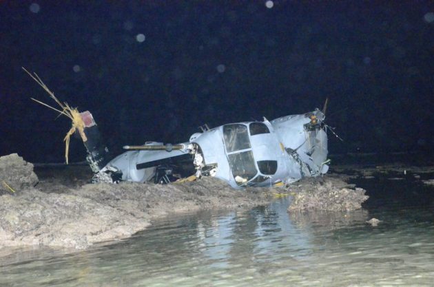 marine corps osprey crash in japanese waters wreckage