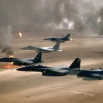 A Moment In Time: 1991 USAF Jets Fly Over Burning Kuwaiti Oil Wells