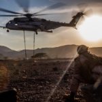 Picture of the Day! US Marine Corps CH-53E Super Stallion Lifts Concrete Barrier in Djibouti
