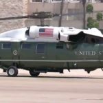 Watch: Massive Aerial Display as President Donald Trump Leaves for Jerusalem in Marine One Helicopter
