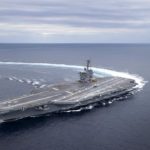 Watch: USS Abraham Lincoln (CVN 72) Shows Off High Speed Turn Capabilities
