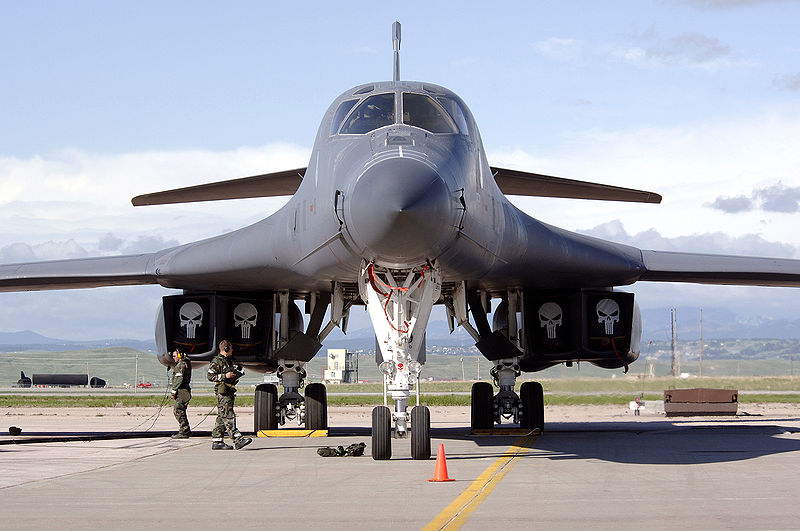 US B-1 Bombers Show Of Force: Drop Inert Bombs Near Korean Border ...