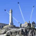 Picture of the Day: US Navy Blue Angels Perform Aerial Display Over Alcatraz Island