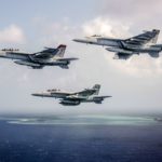 Picture of the Day: Navy F-18 Aircraft Off the Coast of Wake Island Heritage Flight