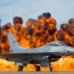 Picture of the Day: F-16 Viper and a Wall of Fire! Fort Worth Alliance Air Show