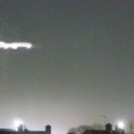 Fireball Streaks Overhead Heathrow Airport Moments Before Jet Airliner Approaches