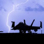 Picture of the Day: Lightning Strikes Near an F-18 Hornet on the USS Theodore Roosevelt. How Fitting.