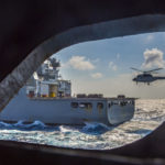 Picture of the Day: SA 330 Puma Helicopter Conducts a Replenishment in South China Sea