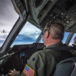 Picture of the Day: KC-10 Extender Pilots as they Approach Another KC-10 over the Atlantic Ocean