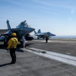 Picture of the Day: Rafale Marine of the French Navy Prepares to Launch from the USS George H.W. Bush