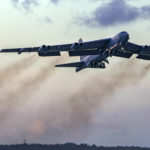 Picture of the Day: Air Force B-52H Stratofortress Taking Off From Andersen Air Force Base in Guam