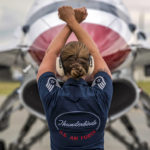 Picture of the Day: Air Force Staff Sgt. Kaitlyn Lamolinara Thunderbirds Crew Chief