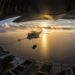 Picture of the Day: CH-53 Super Stallion and a Humvee Aerial Refueling