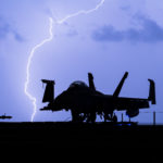 The Pic of the Day: Lightning strike near the Theodore Roosevelt