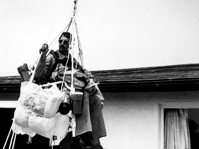 Larry's Lawn Chair Launch Fighter Sweep